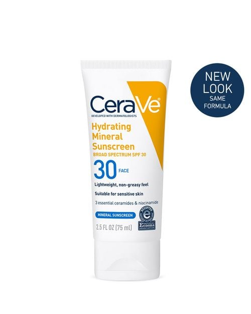 CeraVe Hydrating Mineral Sunscreen Face SPF 30 - 1