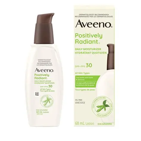 Aveeno Positively Radiant Daily Moisturizer SPF 30 - 1